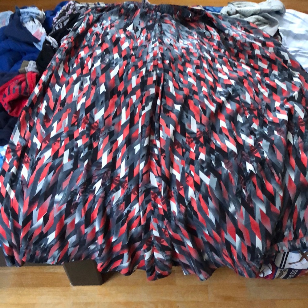 100% polyester long skirt